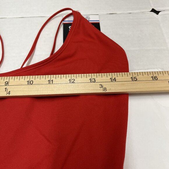 FourLaps Elevate Jumpsuit Womens L Crimson Red Athletic Fit Moisture Wicking Gym - Picture 7 of 16